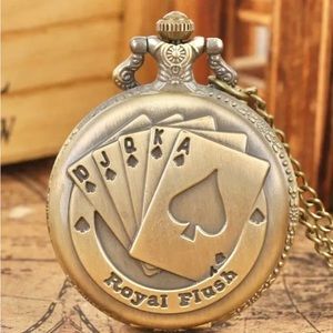 Poker pocket watch